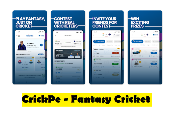 CrickPe Referral Code/Invitation Code | CrickPe Fantasy App by Ashneer Grover CrickPe Referral Code