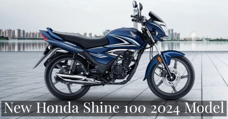 New Honda Shine 100 2024